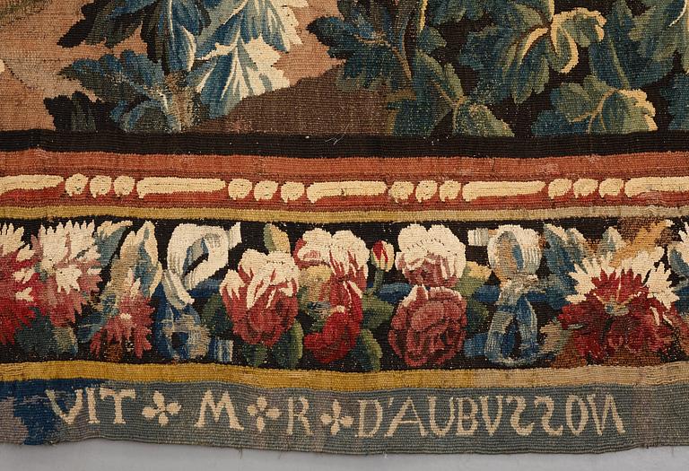 A "Verdure", tapestry, ca 305 x 500 cm, signerad VIT*M*R*D'AUBVSSON.