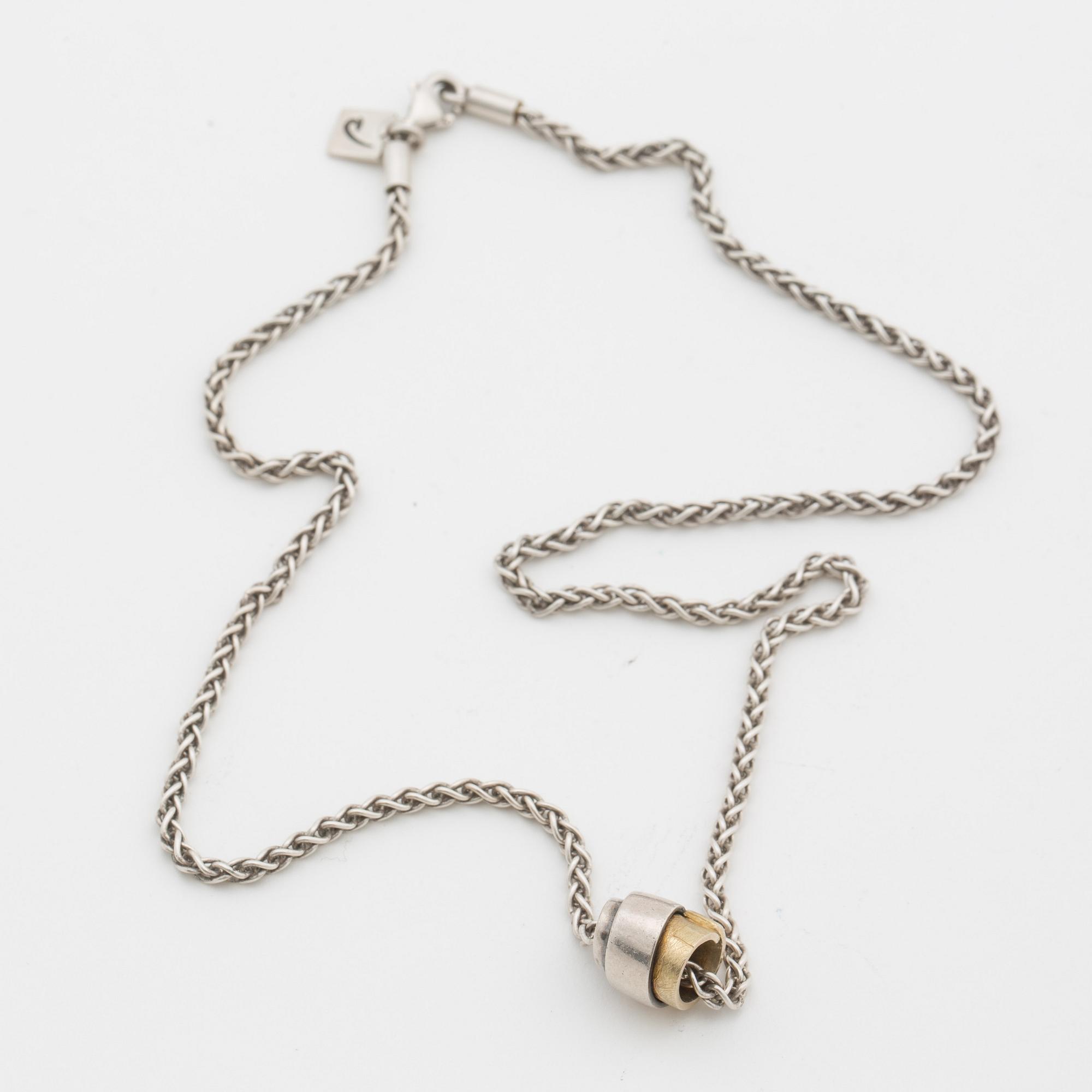 Necklace, ring and earrings from Pia Rauff made in sterling silver.
