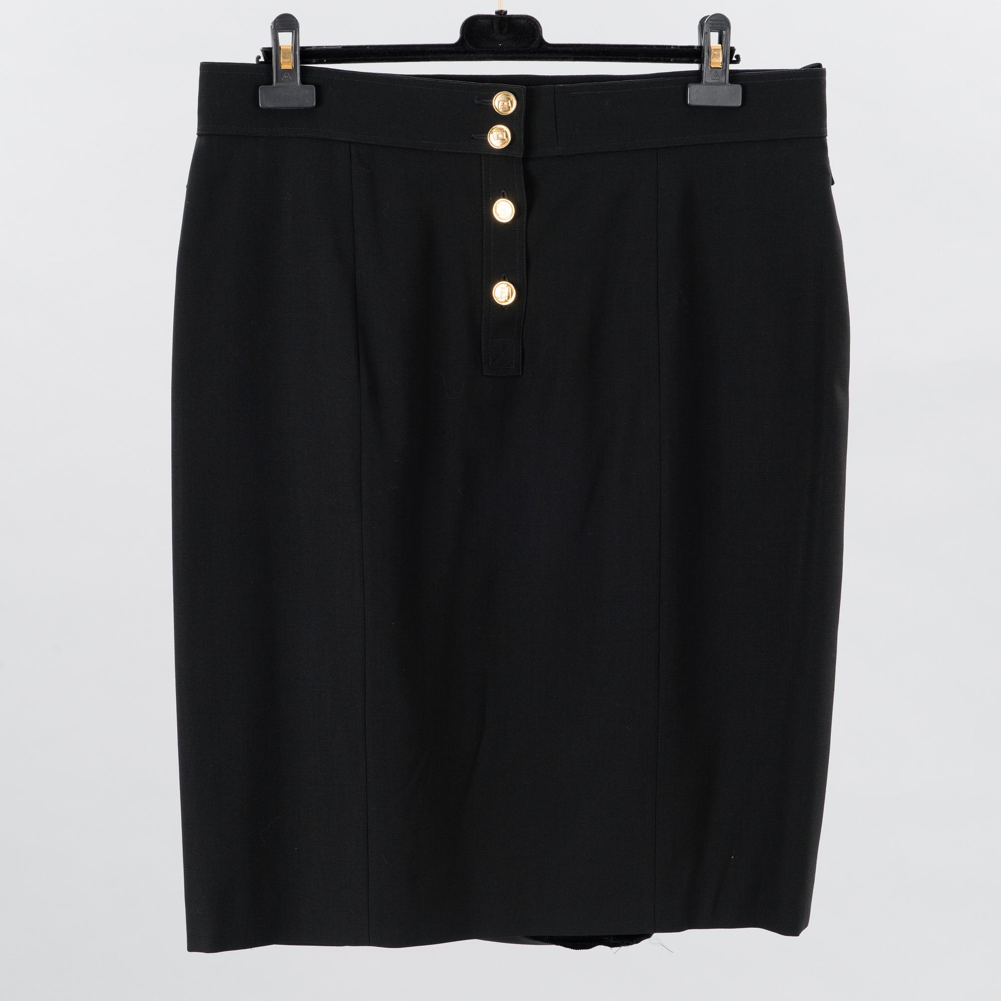 SKIRT AND A PAIR OF TROUSERS.