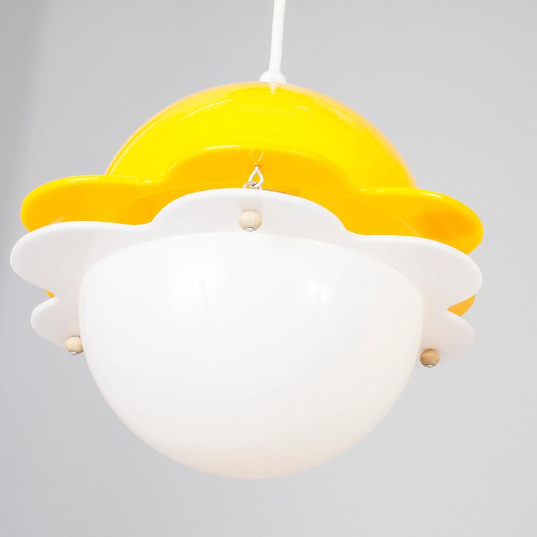 TAKLAMPA och BORDSLAMPA, design Anna-Maija Salo, Finland 1970-tal.