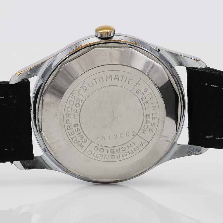 ARMBANDSUR, stål, Lagonda All Calendar Automatic  25 jewels Incabloc.