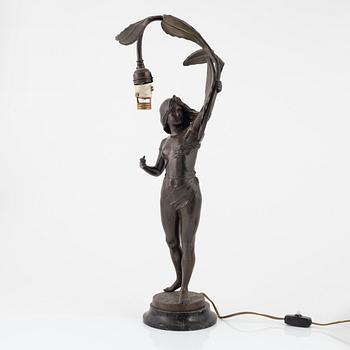 Table lamp, first half of the 20th century.