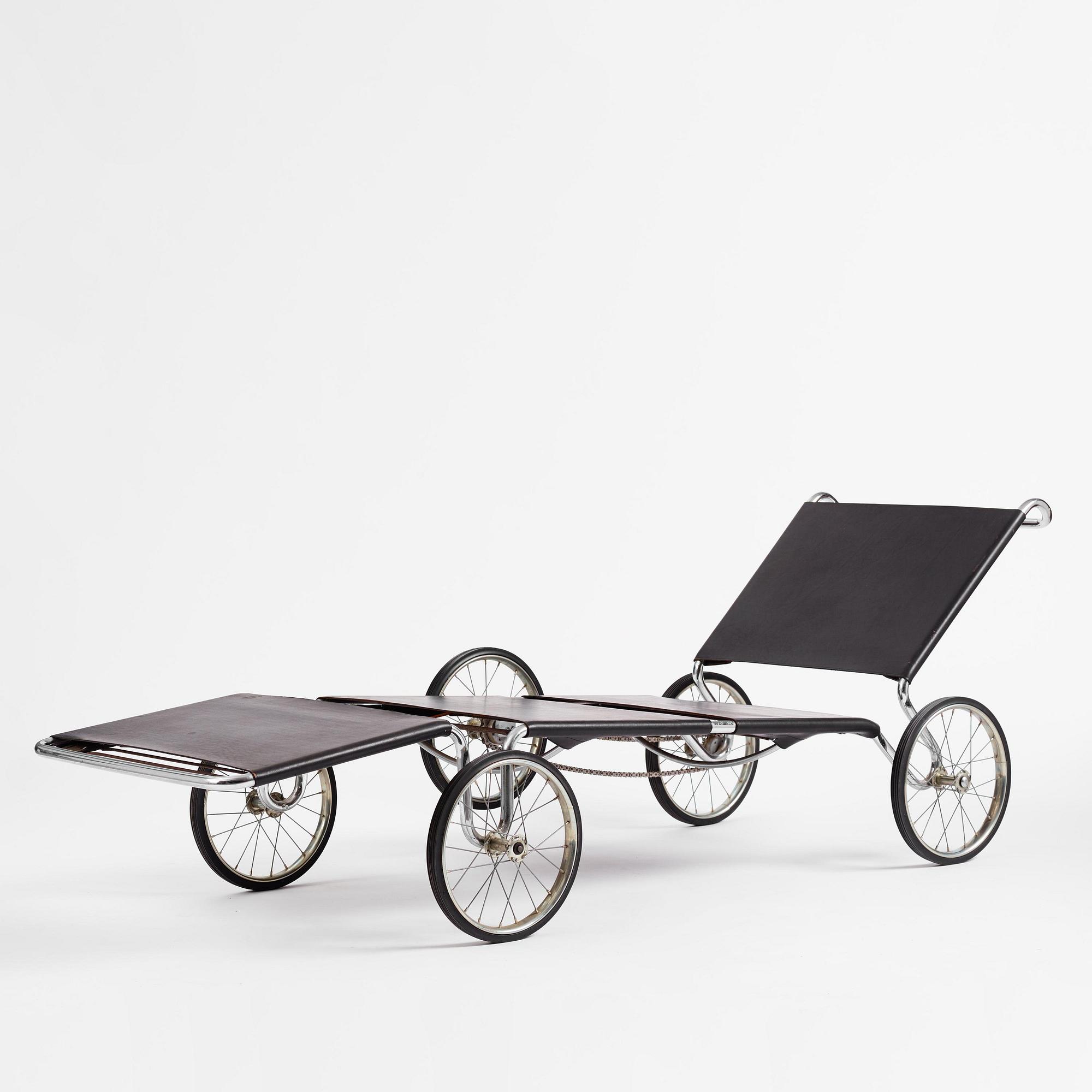 Marcel Breuer, liggfåtölj, modell "F41", Tecta, Tyskland, efter 1984.
