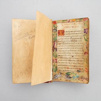 Medieval prayer book, 1523.