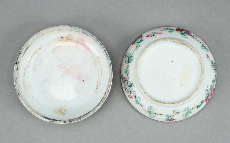 ASK med LOCK, porslin Kina, 1800-tal.