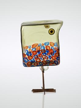 ALESSANDRO PIANON, fågel, "Pulcino", Vistosi, Italien 1960-tal, modell S 191.