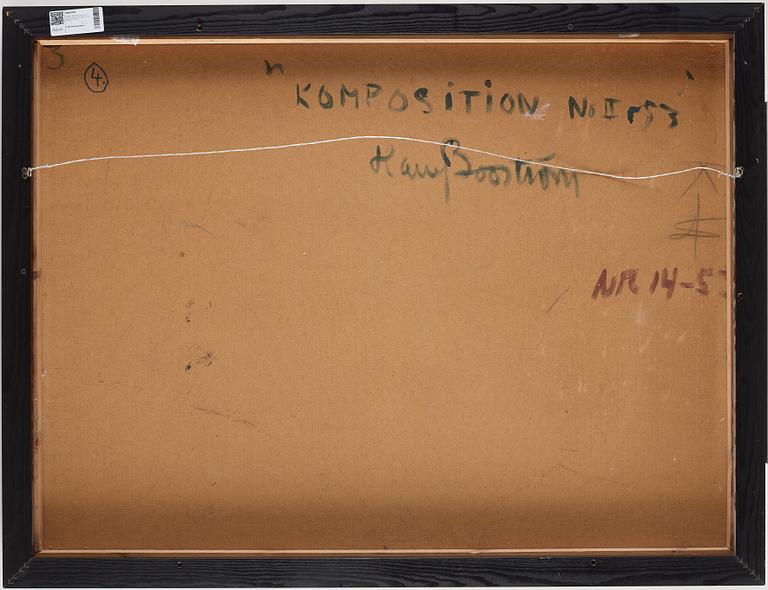 HARRY BOOSTRÖM, oil on panel, signed and dated -53.