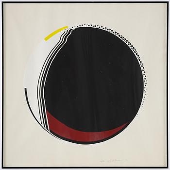 Roy Lichtenstein, "Mirror #4" from Mirror Series.