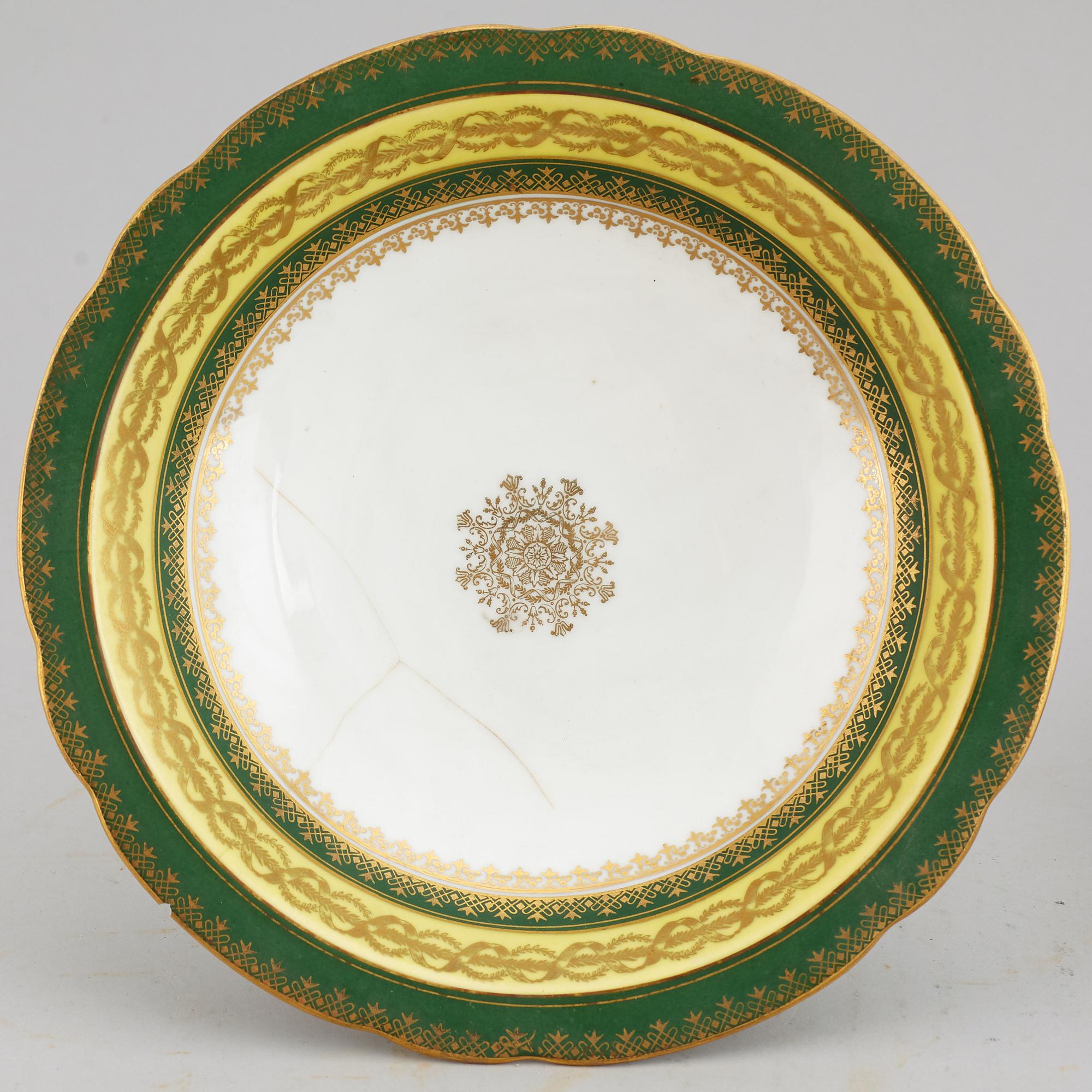 DESSERTSERVIS, 49 delar, porslin. Okänd formgivare, 1900-tal.