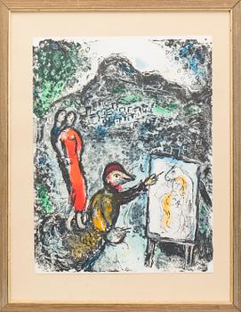 Marc Chagall · MARC CHAGALL, originalfärglitografi.