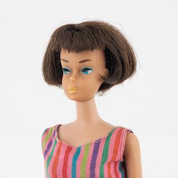 Barbie, docka, vintage "American Girl", Mattel 1966.