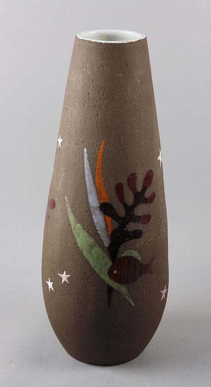 GOLVVAS, keramik, "Havsflora", Anna-Lisa Thomson, Upsala-Ekeby, 1951-64.