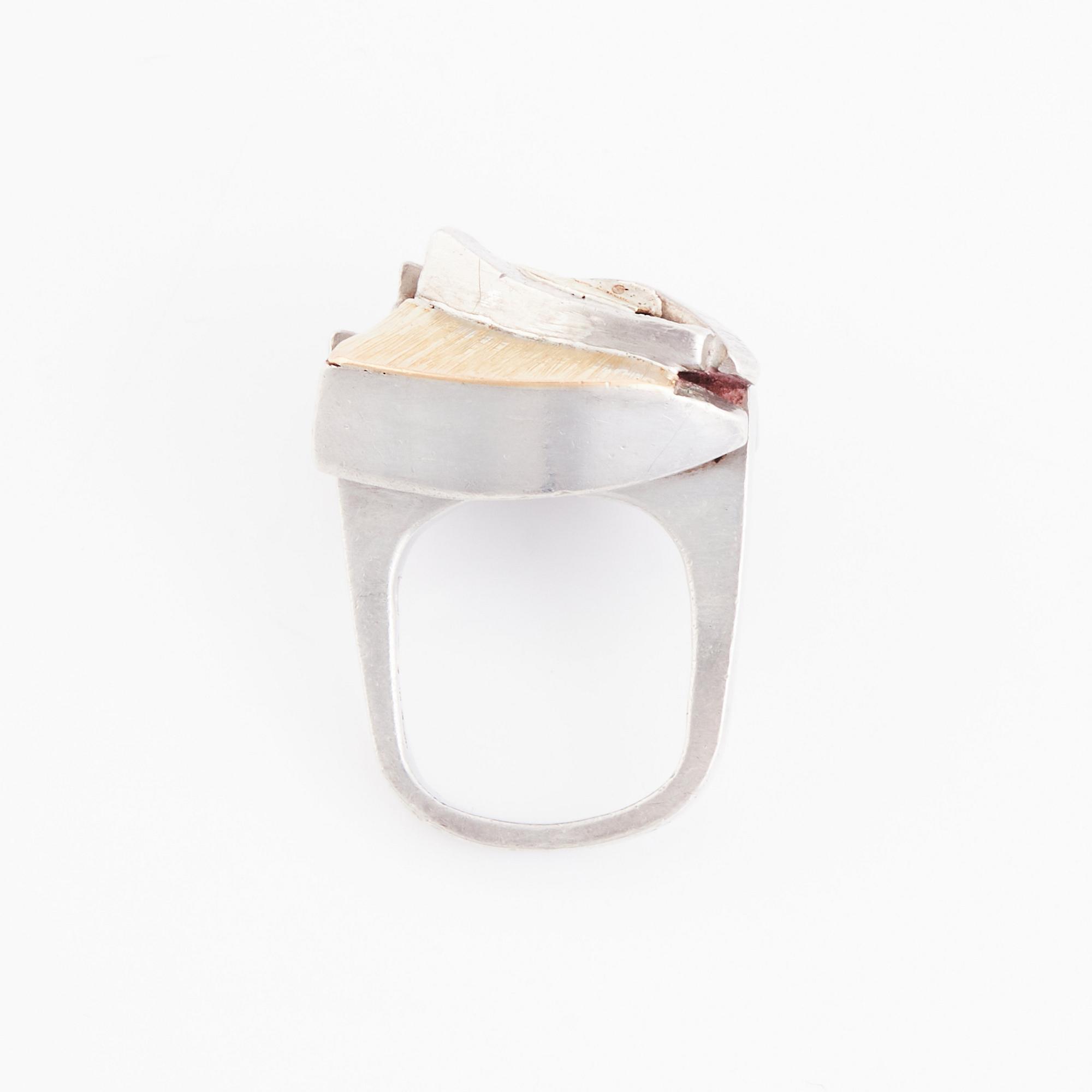 Rey Urban, a sterling silver ring, Stockholm 1981.