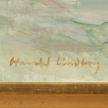 HARALD LINDBERG, oil on canvas, signed.