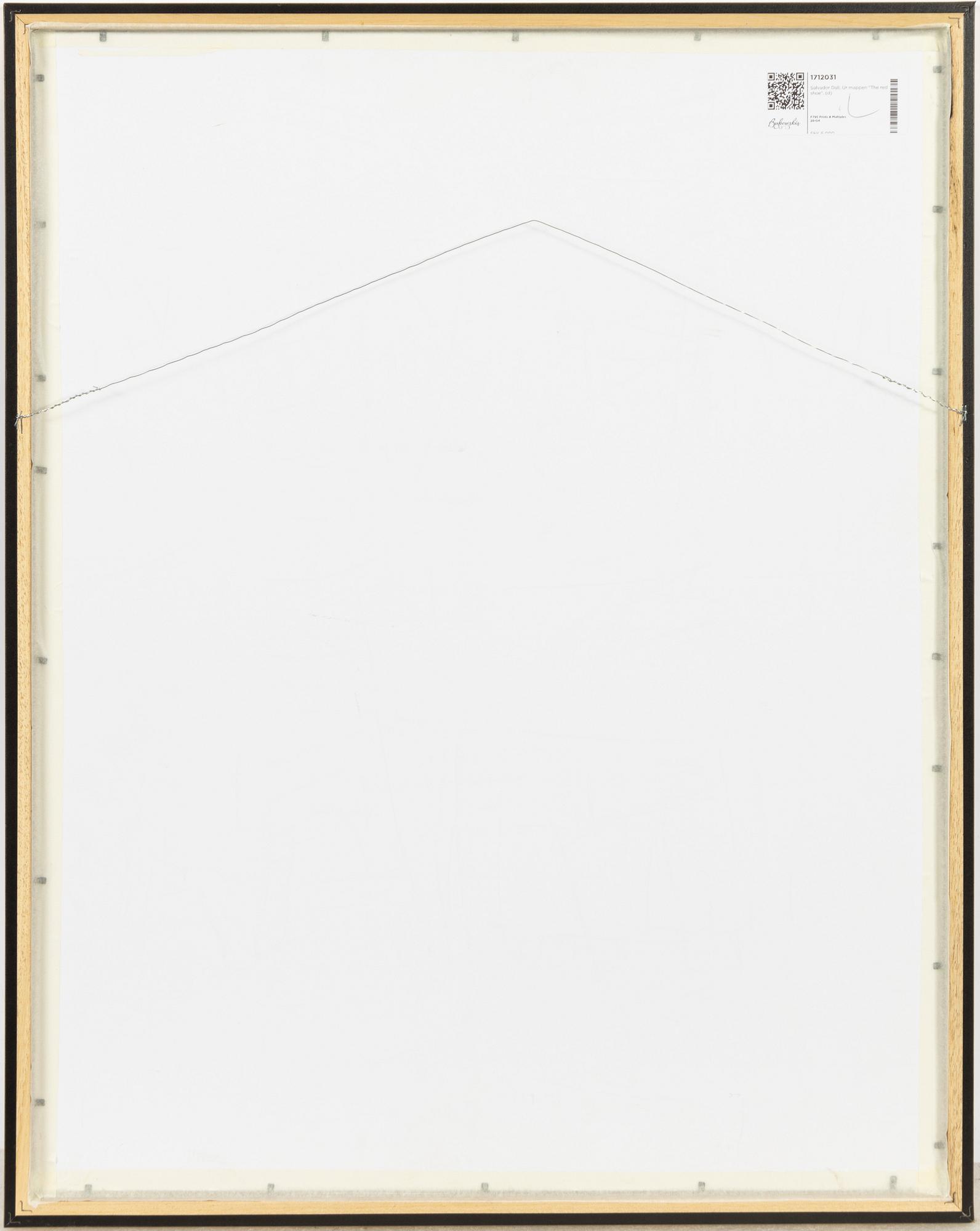 Salvador Dalí, "The red shoes" ur "Contes d´Andersen".