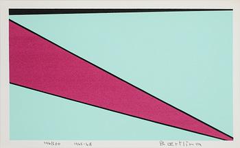 Olle Baertling · OLLE BAERTLING, färgserigrafi, 1965-68, signerad och numrerad 196/300.