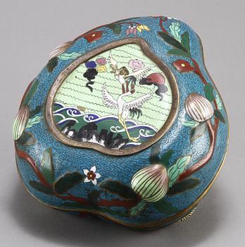 LOCKASK, cloisonné, Kina, 1800/1900-tal.