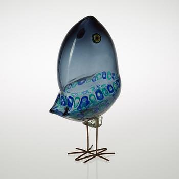 An Alessandro Pianon 'Pulcino' glass bird, Vistosi, Italy 1960's.