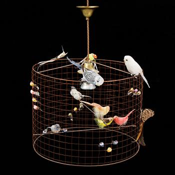 Mathieu Challieres, "Petite Volière" fågellampa/taklampa,