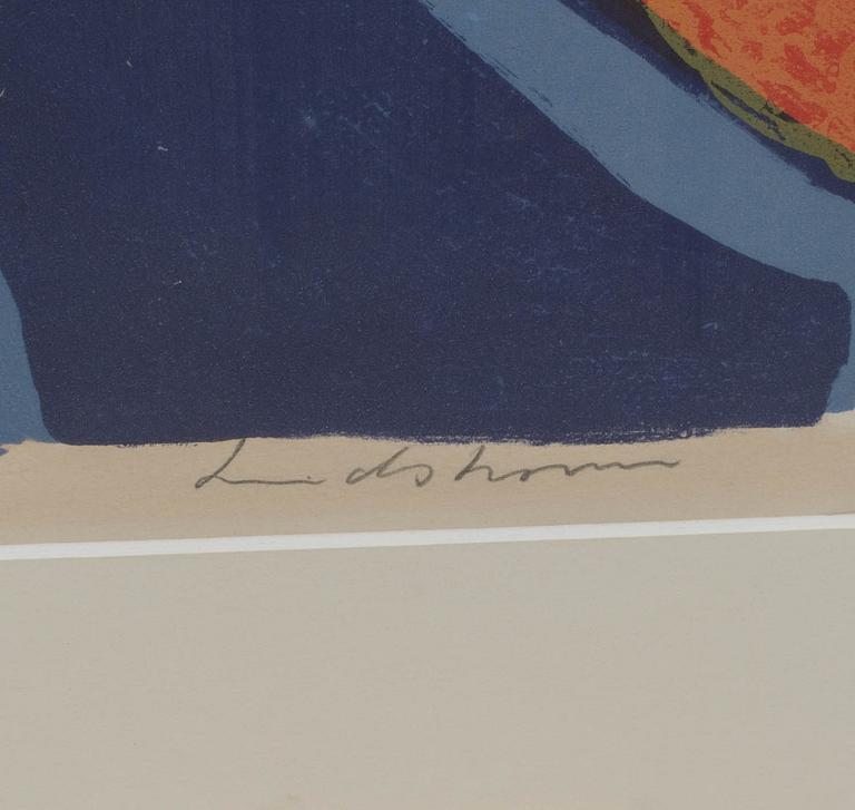 BENGT LINDSTRÖM, färglitografi, signerad och numrerad E.A. Daterad a tergo 1970.