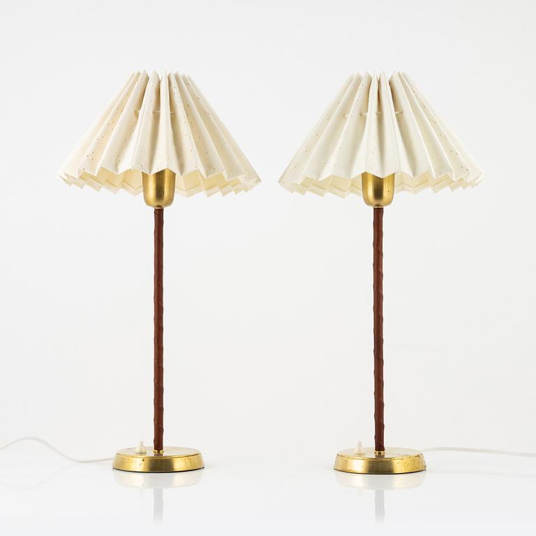 A pair of table lamps, Falkenbergs Belysning, secon half of the 20th Century.