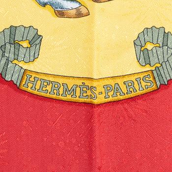 Hermès, scarf, "Les Fêtes du Roi Soleil".