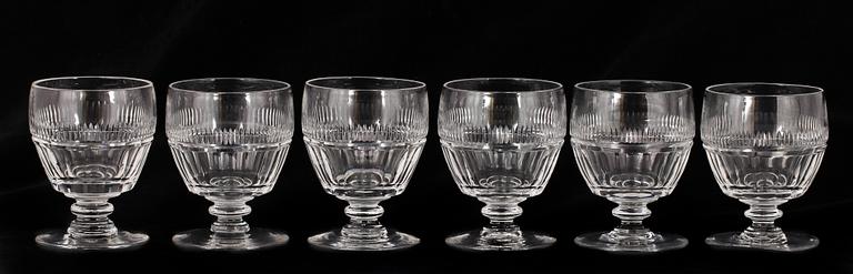 ÖL / VINGLAS, 6 st, 1800-tal.