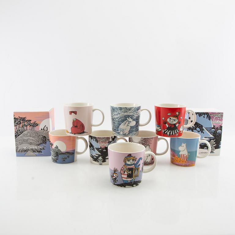 Mugs 8 pcs Moomin characters/ Moomin Arabia Finland.