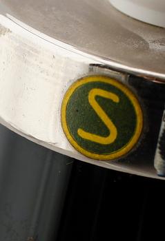 BORDSLAMPA, glas, Carl Fagerlund, Orrefors, 1900-talets andra hälft.