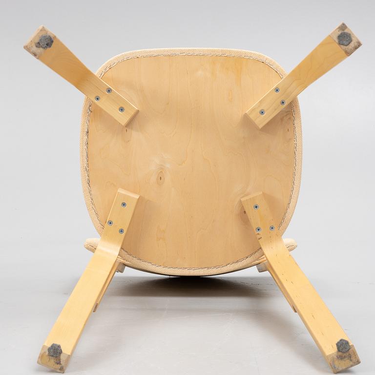 Alvar Aalto, four model 63 chairs, Artek, late 20th century.