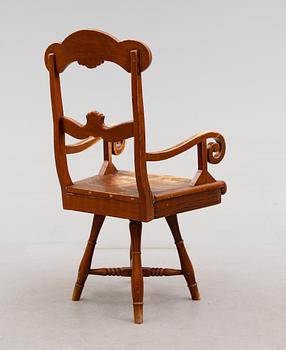 SKRIVSTOL, allmoge, 1800-talets andra hälft.