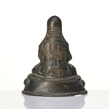 Lama, brons. Tibet, 17/1800-tal.