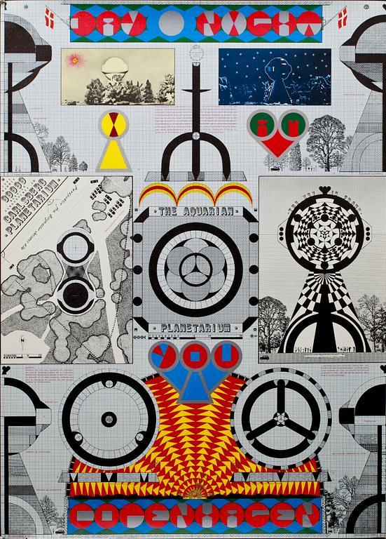 AFFISCHER, 3 st. STURE JOHANNESSON. Permild & Rosengreen.