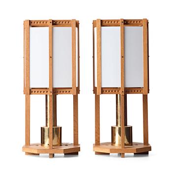 230. John Kandell, a pair of ceiling or table lamps, Sweden 1950´s.