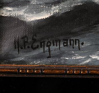 HARALD P ENGMANN, olja på duk, signerad.