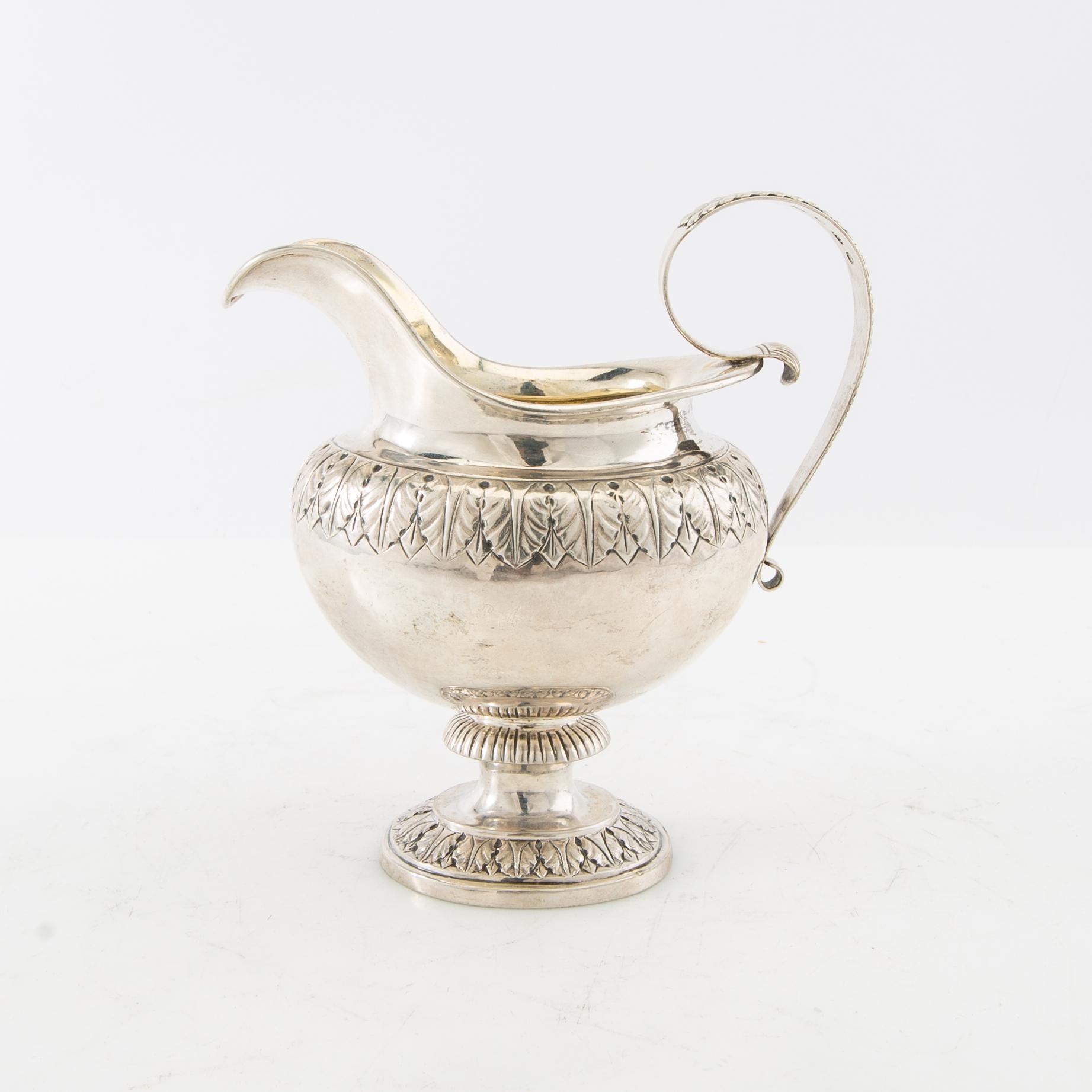 Cream jug, Empire style, mid-19th century.