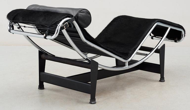A Le Corbusier, Pierre Jeanneret & Charlotte Perriand 'LC 4 'lounge chair, Cassina, Italy.