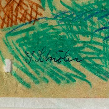 Inge Schiöler, Trädgård.