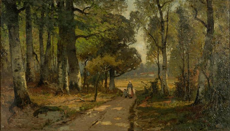 Carl Skånberg, Skogspromenad.