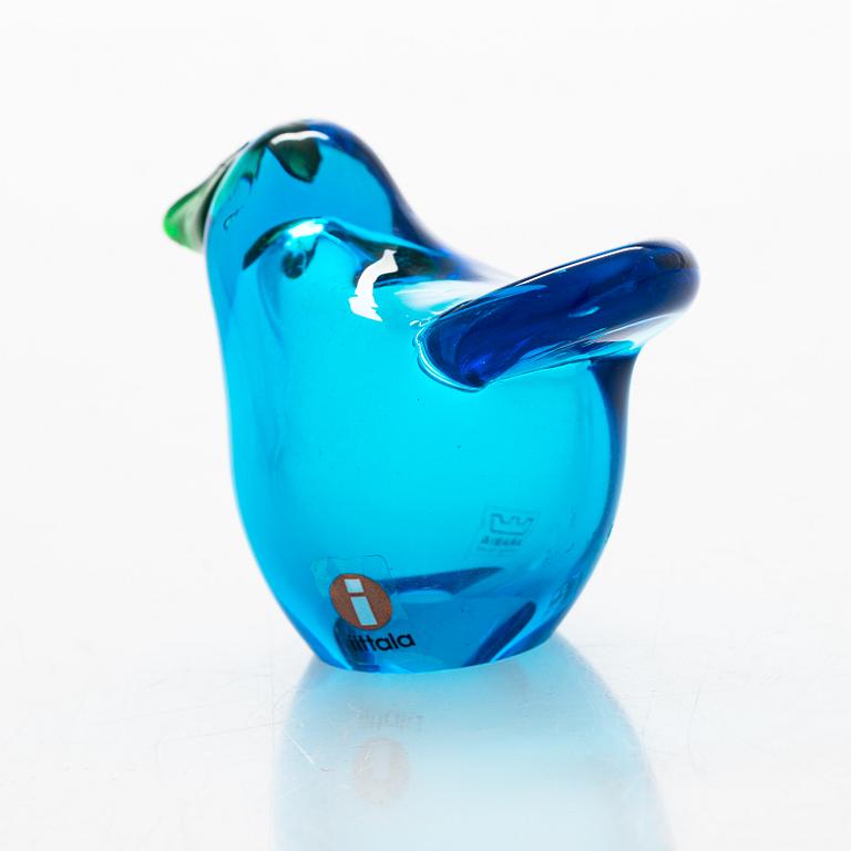 Oiva Toikka, glass bird signed Oiva Toikka Nuutajärvi Notsjö. 1972-78.