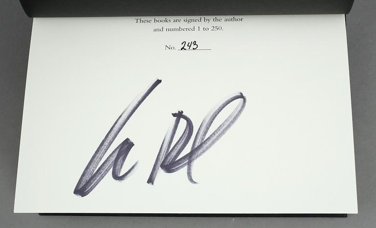 LOU REED, Bok, "The Raven", specialutgåva, signerad och numrerad 243/250. Utgiven 2003.