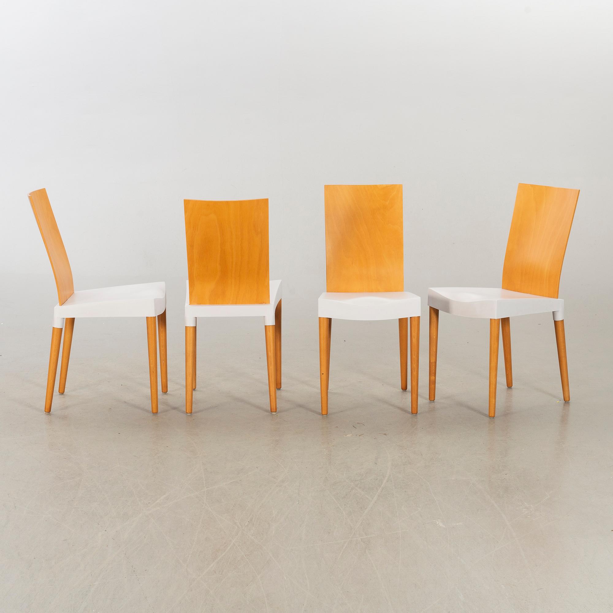 PHILIPPE STARCK, chairs , 6+1 , "Miss Trip", Kartell, Ca 2000.