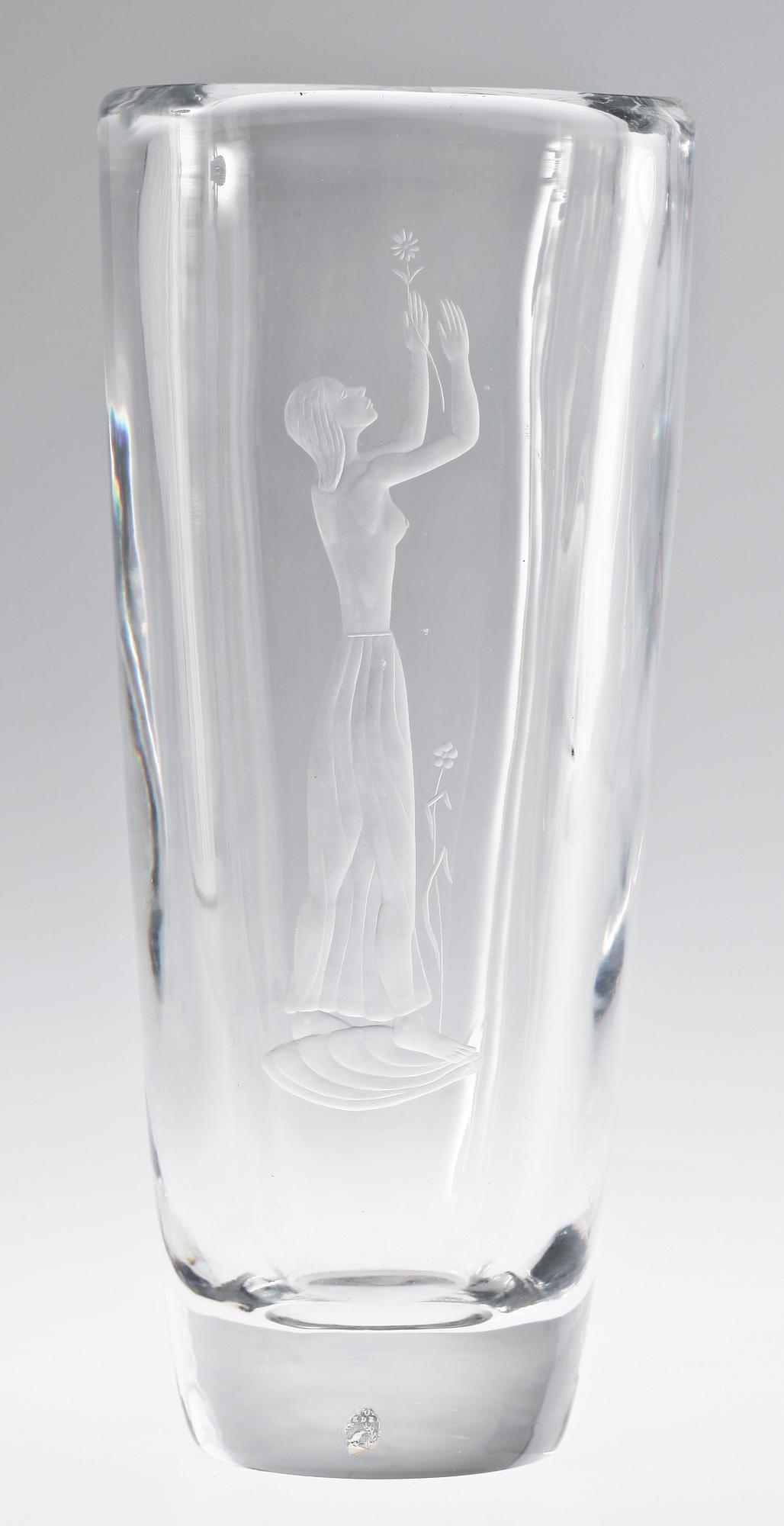 VAS, glas, Sven Palmqvist, Orrefors.