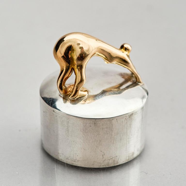 Olle Ohlsson, tekanna, sterling silver, Stockholm 1980.