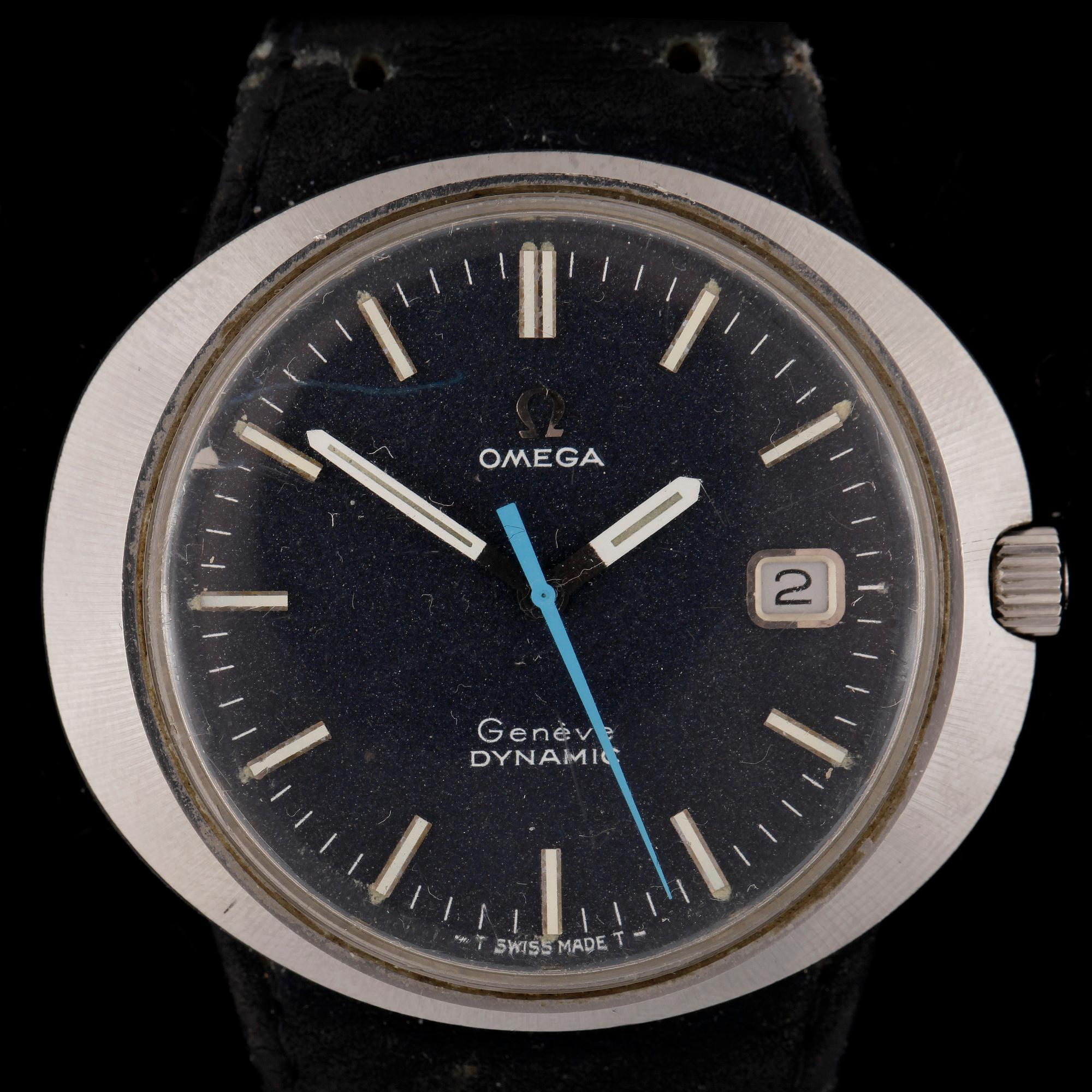 ARMBANDSUR, herr, Omega, Dynamic, automatisk, stål, 1970-tal.