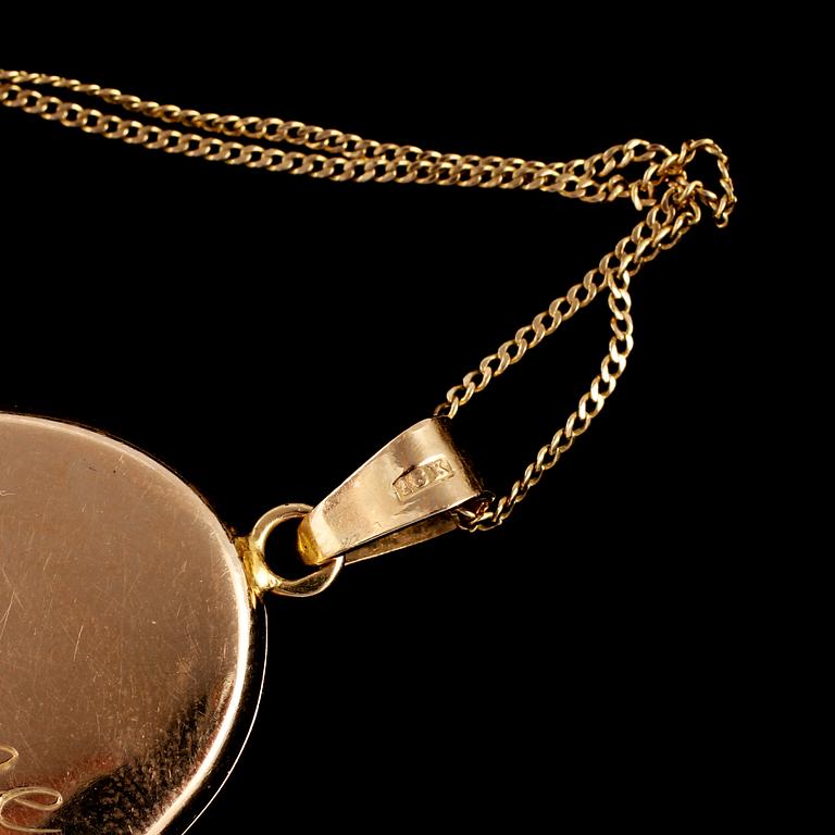 BERLOCK, 18k guld. Vikt 12 g.