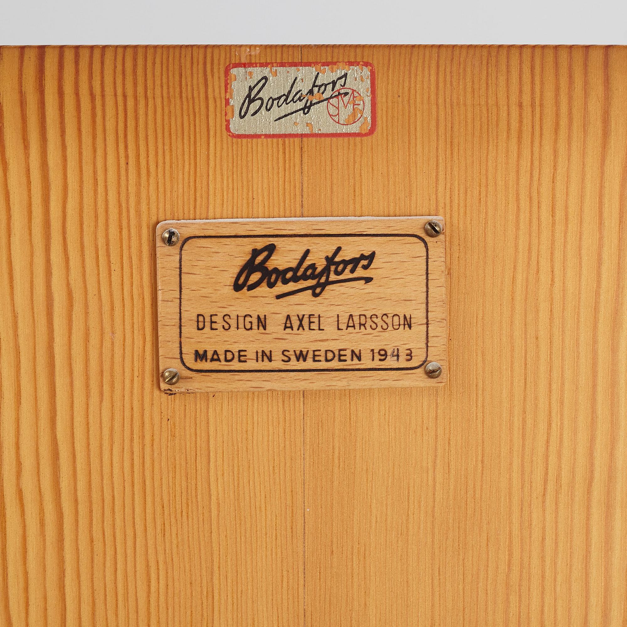 Axel Larsson, a cabinet, Svenska Möbelfabrikerna Bodafors, Sweden. 1943.