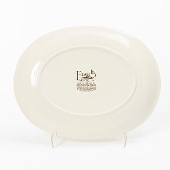 A 20-piece 'Fish' creamware serivice, Johnson Bros, England.