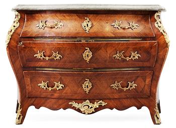 A Swedish Rococo 18th Century commode.