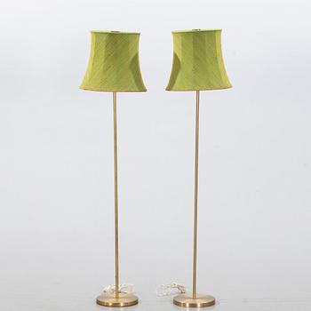 NK, a pair of floor lamps, second half of the 20th century.